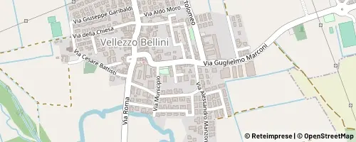 Mappa Vellezzo Bellini