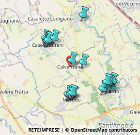 Mappa VIa San Mauro, 26853 Caselle Lurani LO, Italia (1.8905)