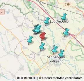 Mappa VIa San Mauro, 26853 Caselle Lurani LO, Italia (2.63833)