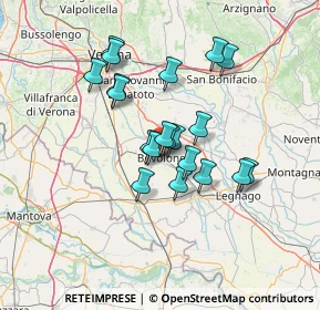 Mappa Via Montello, 37051 Bovolone VR, Italia (10.969)