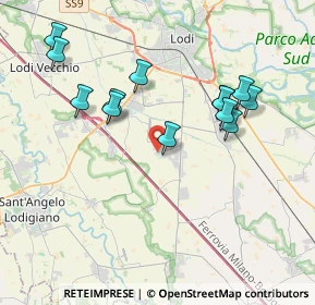 Mappa Via della Chiesa, 26815 Massalengo LO, Italia (3.80308)