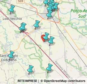 Mappa Via della Chiesa, 26815 Massalengo LO, Italia (4.96941)