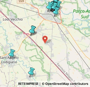 Mappa Via della Chiesa, 26815 Massalengo LO, Italia (5.5145)