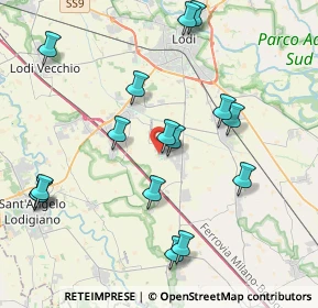 Mappa Via della Chiesa, 26815 Massalengo LO, Italia (4.35375)