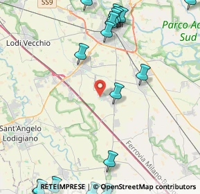 Mappa Via della Chiesa, 26815 Massalengo LO, Italia (6.5675)