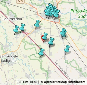 Mappa Via della Chiesa, 26815 Massalengo LO, Italia (3.8325)