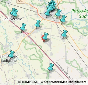 Mappa Via della Chiesa, 26815 Massalengo LO, Italia (4.93611)