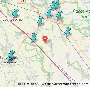 Mappa Via della Chiesa, 26815 Massalengo LO, Italia (5.54167)