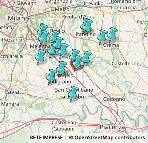 Mappa Via della Chiesa, 26815 Massalengo LO, Italia (11.60778)