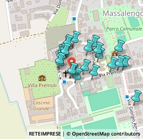 Mappa Via della Chiesa, 26815 Massalengo LO, Italia (0.08333)