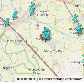 Mappa Via della Chiesa, 26815 Massalengo LO, Italia (2.45733)