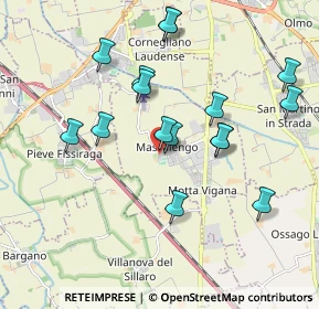 Mappa Via della Chiesa, 26815 Massalengo LO, Italia (1.875)