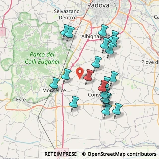 Mappa Via Valdolmo Prima Str., 35020 San Pietro Viminario PD, Italia (7.393)