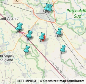 Mappa 26815 Massalengo LO, Italia (3.60636)