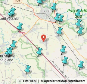 Mappa 26815 Massalengo LO, Italia (5.8345)