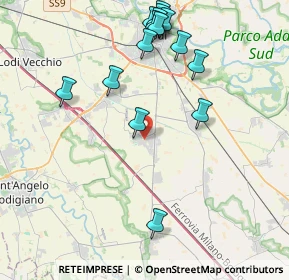 Mappa 26815 Massalengo LO, Italia (4.51533)