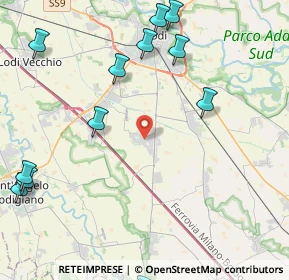 Mappa 26815 Massalengo LO, Italia (5.68667)