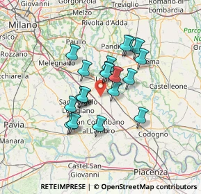 Mappa 26815 Massalengo LO, Italia (10.1715)