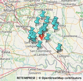 Mappa 26815 Massalengo LO, Italia (9.7285)