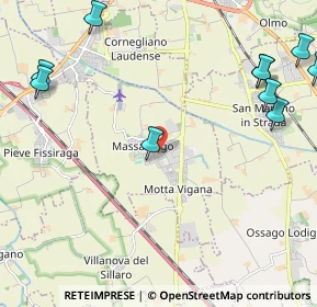 Mappa 26815 Massalengo LO, Italia (3.14182)