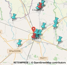 Mappa Via P. Grocco, 27036 Mortara PV, Italia (3.99625)