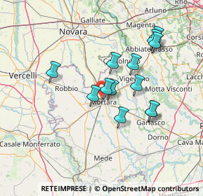 Mappa Via P. Grocco, 27036 Mortara PV, Italia (12.25385)