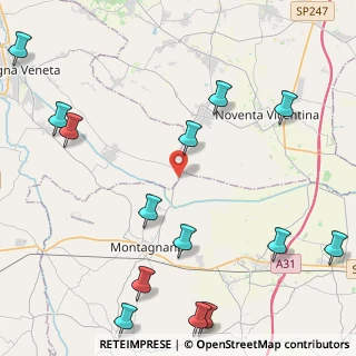 Mappa Via Cicogna, 35044 Montagnana PD, Italia (5.94643)