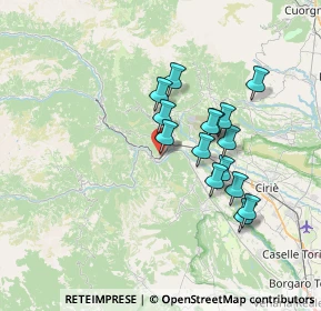 Mappa Via R. Miglietti, 10070 Germagnano TO, Italia (5.95733)