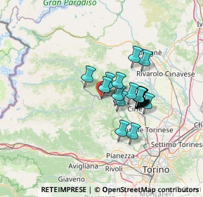 Mappa Via R. Miglietti, 10070 Germagnano TO, Italia (9.6275)