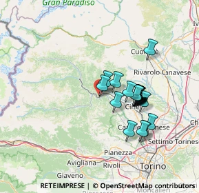 Mappa Via R. Miglietti, 10070 Germagnano TO, Italia (11.3595)