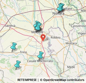 Mappa Via Vercelli, 13010 Pezzana VC, Italia (16.38909)