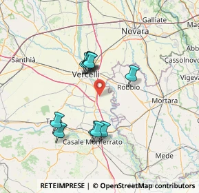 Mappa Via Vercelli, 13010 Pezzana VC, Italia (12.13)