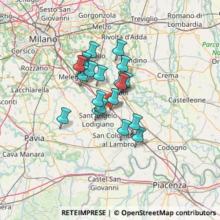 Mappa Via Dante Nicolini, 26854 Pieve Fissiraga LO, Italia (10.033)