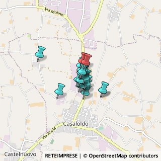 Mappa Via Walter Tobagi, 46040 Casaloldo MN, Italia (0.34333)