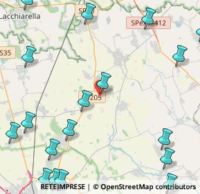 Mappa Via del Borgo, 27010 Bornasco PV, Italia (6.786)