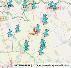 Mappa Via del Borgo, 27010 Bornasco PV, Italia (4.47438)