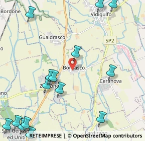 Mappa Via del Borgo, 27010 Bornasco PV, Italia (3.04667)