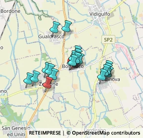 Mappa Via del Borgo, 27010 Bornasco PV, Italia (1.2995)