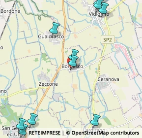 Mappa Via del Borgo, 27010 Bornasco PV, Italia (2.99364)