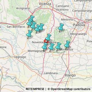 Mappa Via Papa Luciani, 36025 Noventa vicentina VI, Italia (11.8875)