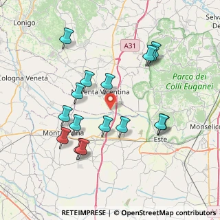 Mappa Via Papa Luciani, 36025 Noventa vicentina VI, Italia (7.66063)