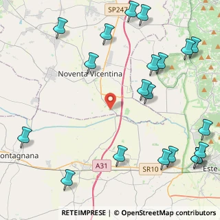 Mappa Via Papa Luciani, 36025 Noventa vicentina VI, Italia (6.0595)