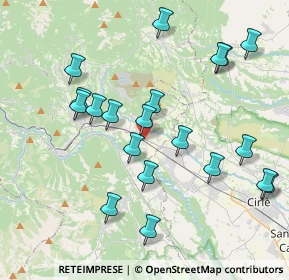 Mappa Stradale Mathi, 10070 Balangero TO, Italia (4.138)