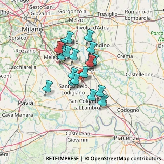 Mappa Via Antonio Fissiraga, 26854 Pieve Fissiraga LO, Italia (10.069)