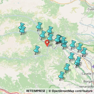 Mappa Via Fontana, 10070 Traves TO, Italia (7.9635)