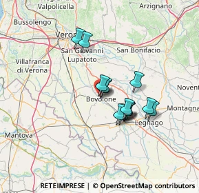 Mappa Via Isonzo, 37051 Bovolone VR, Italia (10.12929)