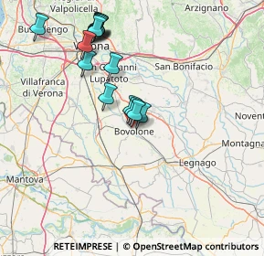 Mappa Via Dante Alighieri, 37051 Bovolone VR, Italia (14.84867)
