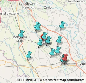 Mappa Via Dante Alighieri, 37051 Bovolone VR, Italia (6.14267)