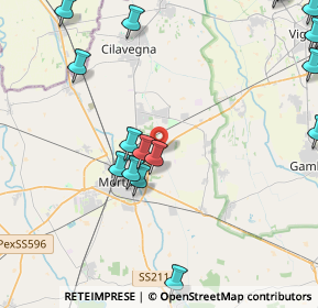 Mappa Via Tiziano Vecellio, 27036 Mortara PV, Italia (6.2205)