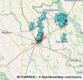 Mappa Via Tiziano Vecellio, 27036 Mortara PV, Italia (6.874)